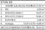 Prodaje se stan S5 površine 78,07 m², smješten na prvom katu suvremene s... — fotografija 5