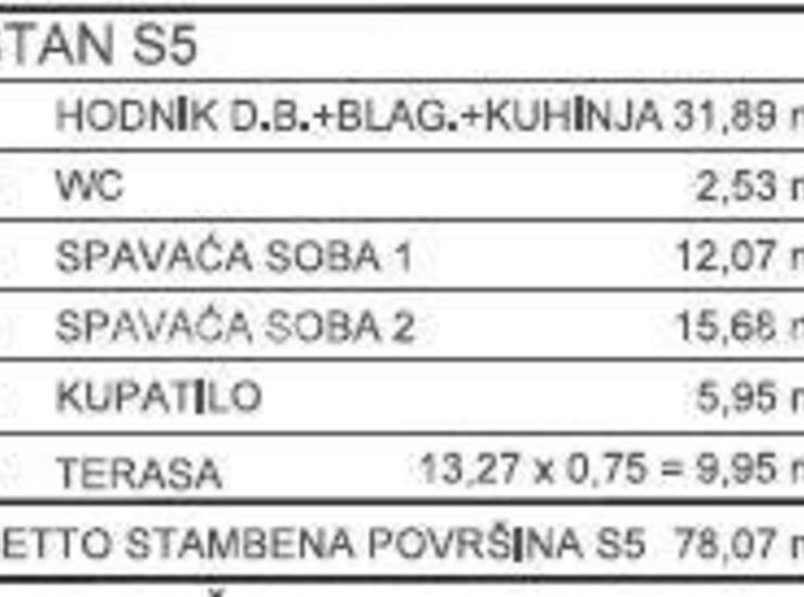 Prodaje se stan S5 površine 78,07 m², smješten na prvom katu suvremene s... — fotografija 5