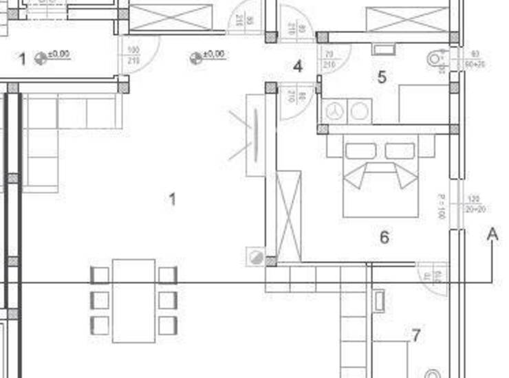 Prodaje se prostran stan S-2 površine 123,37 m², smješten u prizemlju  s... — fotografija 4