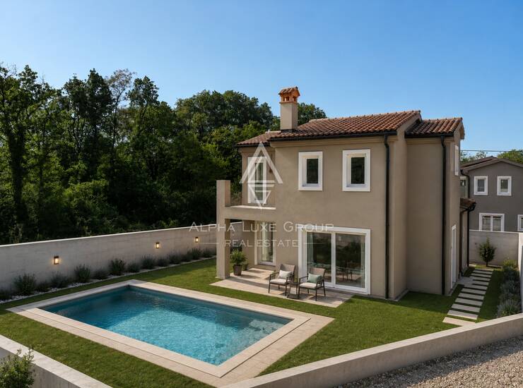 Istra, Tinjan: Vila s bazenom na mirnoj lokaciji