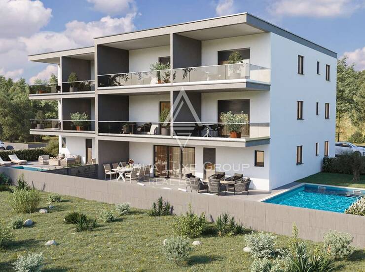 Istra, Novigrad: stan na 2. katu s pogledom na more, centar — fotografija 4