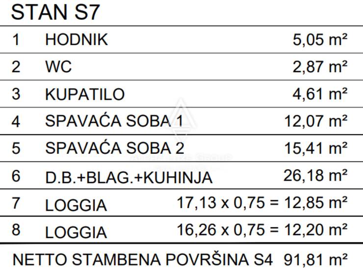 Istra, Novigrad: stan na drugom katu, novogradnja, pogled more — fotografija 3