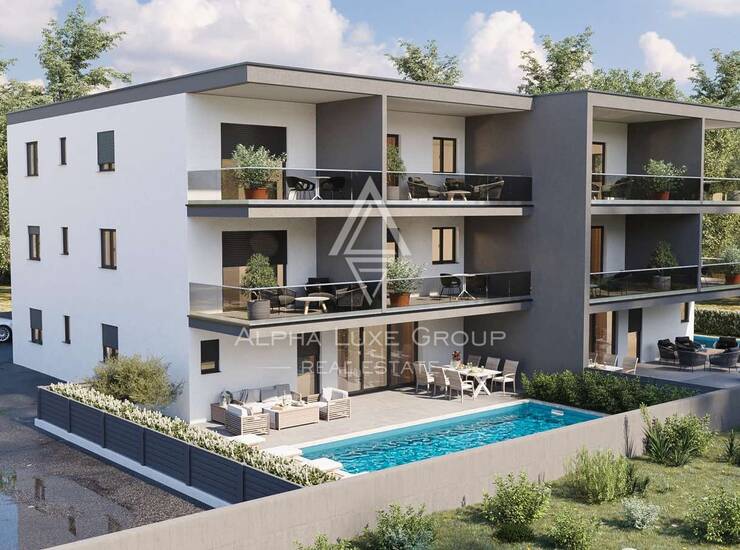 Istra, Novigrad: stan s pogledom na more i 2 spavaće sobe — fotografija 5