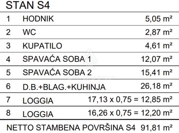 Istra, Novigrad: stan na prvom katu, novogradnja, pogled more — fotografija 3