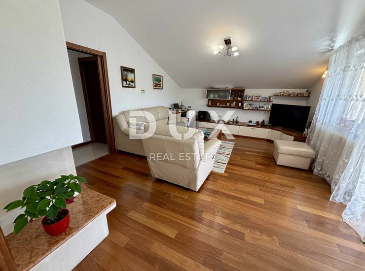 Rijeka, Donja Drenova, 3-sobni stan, 92 m2, mansarda s pogledom na more — fotografija 3