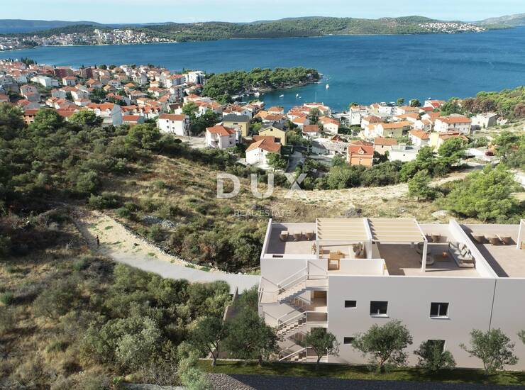 Trogir, Čiovo, 3-sobni stan s pogledom na more, 68,78 m² — fotografija 6
