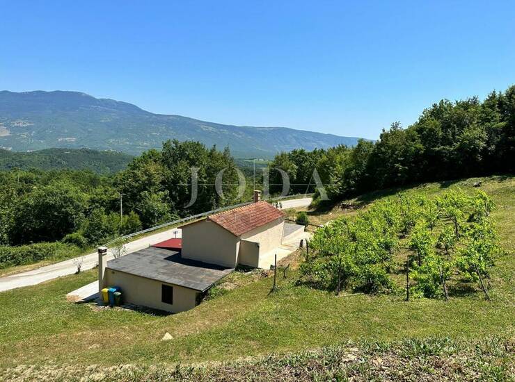 Cerovlje, okolica, kuća na mirnoj lokaciji sa velikim građevinskim terenom — fotografija 3