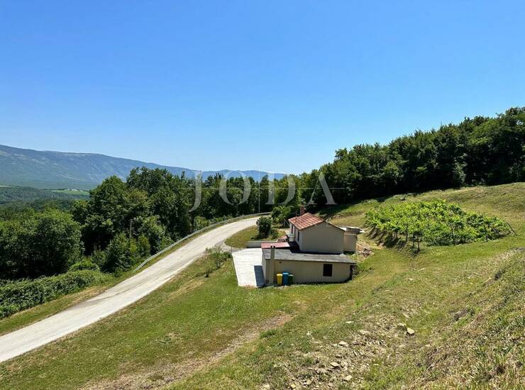 Cerovlje, okolica, kuća na mirnoj lokaciji sa velikim građevinskim terenom — fotografija 4