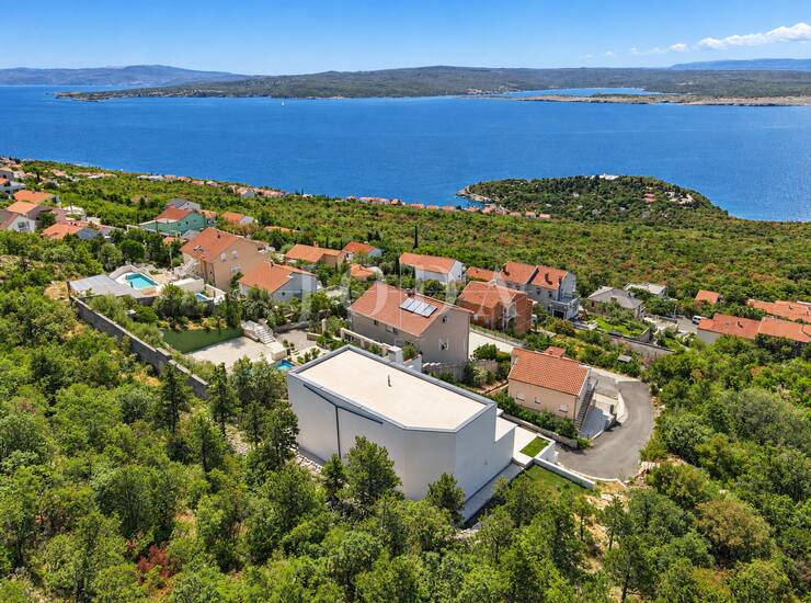 Crikvenica, Dramalj - moderna vila s bazenom i panoramskim pogledom — fotografija 4