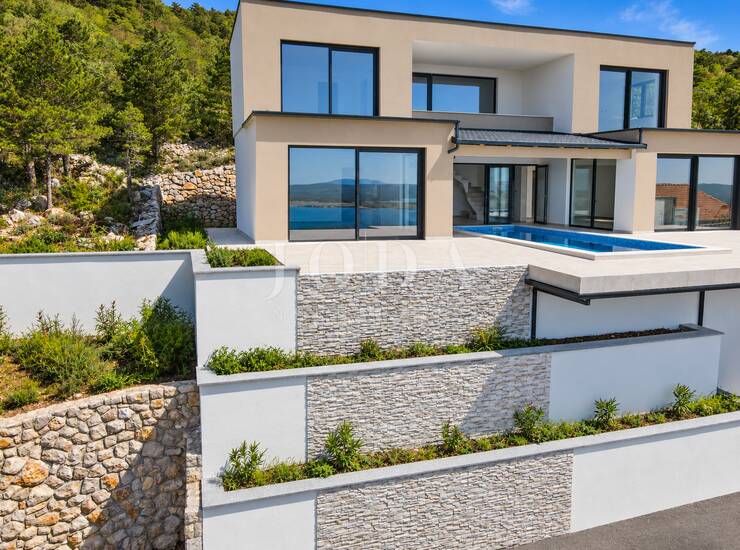 Crikvenica, Dramalj - moderna vila s bazenom i panoramskim pogledom — fotografija 5