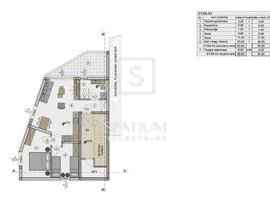 Trosoban stan Veli vrh, Pula 54m² - 175.424 € | SveHrNekretnine