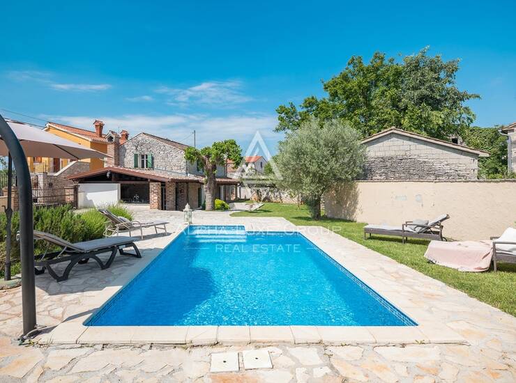 Istra, Poreč : Renovirana kamena kuća s bazenom — fotografija 2