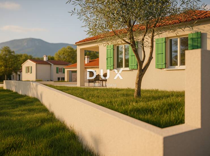 Pićan, građevinsko zemljište 534 m², projekt kuće, bazen — fotografija 2