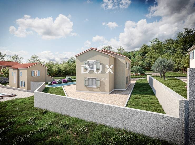 Pićan, kuća, 180 m², bazen, roh-bau faza, 3 sobe, pogled — fotografija 3