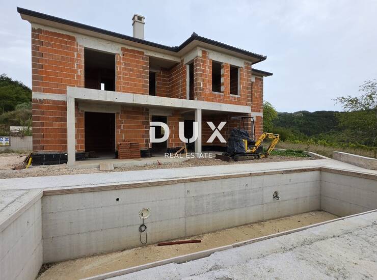 Pićan, kuća, 180 m², bazen, roh-bau faza, 3 sobe, pogled — fotografija 6