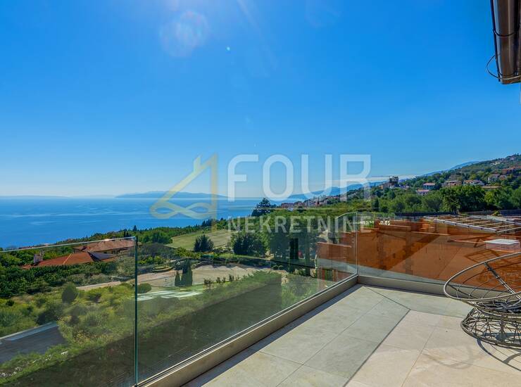 Opatija, Pobri, 1s+db - novogradnja, balkon, pogled na more  — fotografija 2