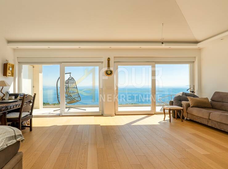 Opatija, Pobri, 1s+db - novogradnja, balkon, pogled na more  — fotografija 3