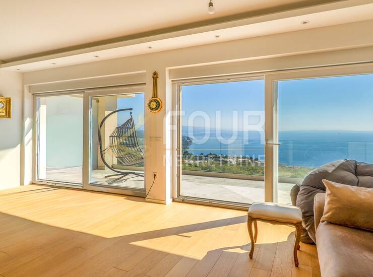 Opatija, Pobri, 1s+db - novogradnja, balkon, pogled na more  — fotografija 4