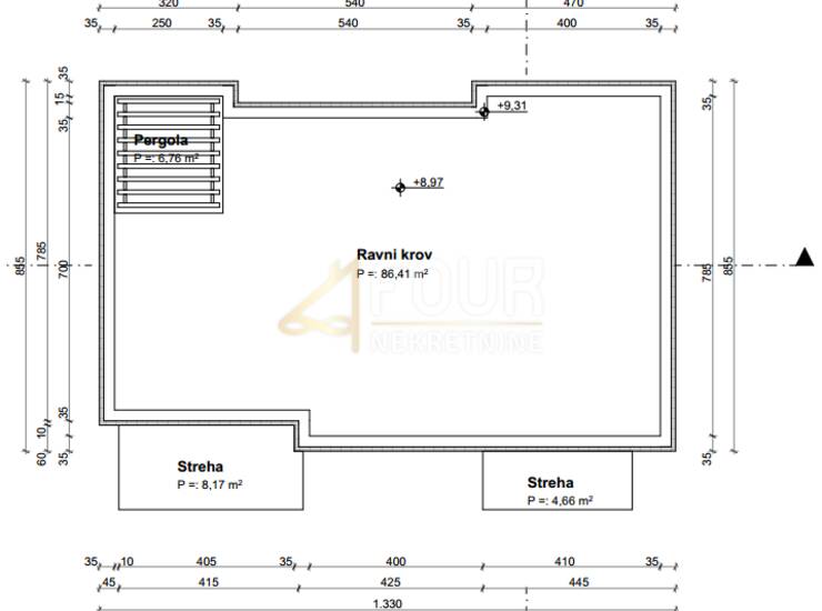 Viškovo, novogradnja, 75.30m2, 2s+db, krovna terasa — fotografija 4