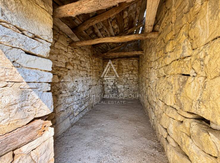 Istra, Draguć: kuća za adaptaciju s pogledom na Draguć — fotografija 4