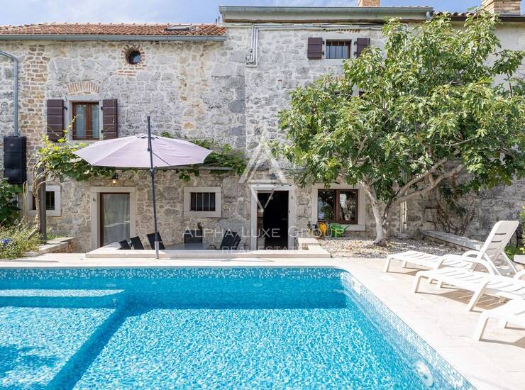Istra, Poreč : Autentična kamena kuća s bazenom — fotografija 2