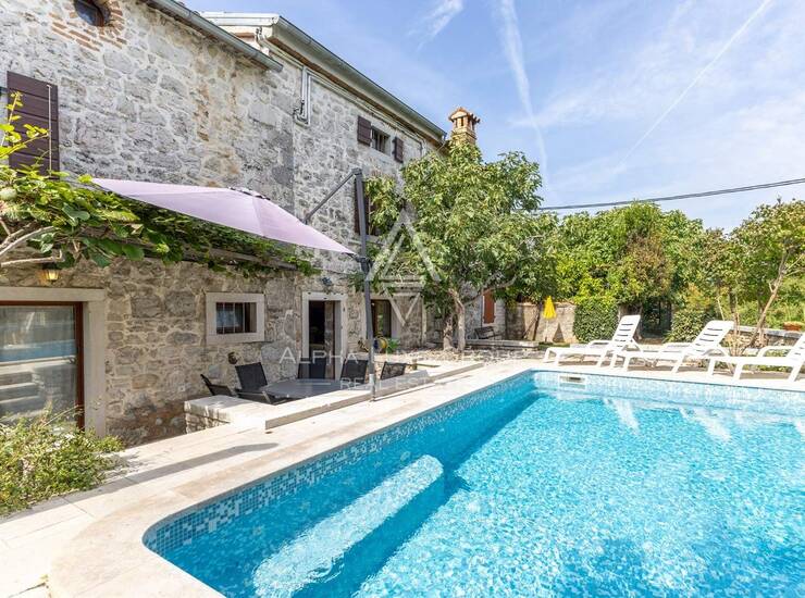 Istra, Poreč : Autentična kamena kuća s bazenom — fotografija 3