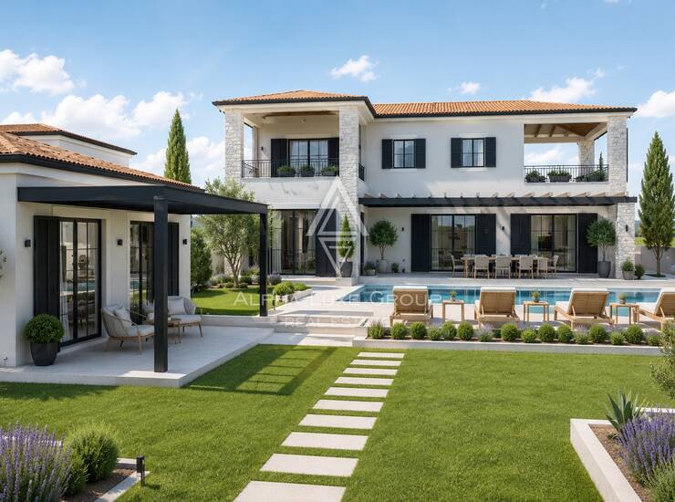 Istra, Poreč : Moderna vila s bazenom i vrtom