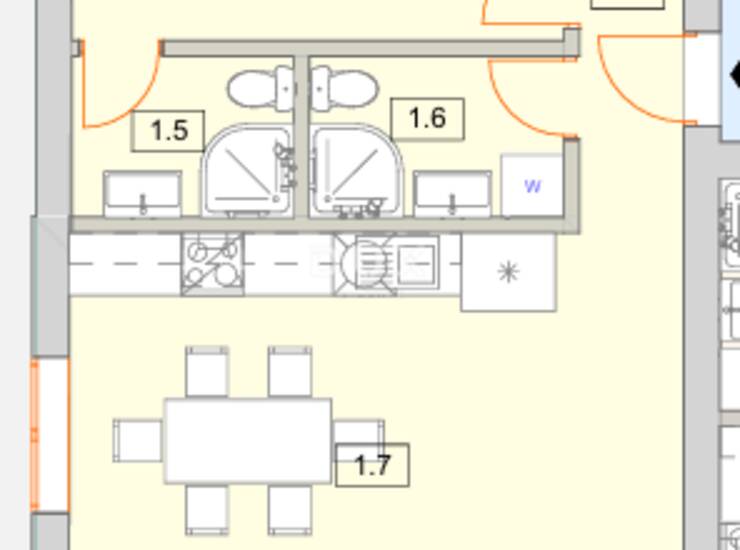 Vodice, dvosobni stan s terasom, 84,85 m² — fotografija 5