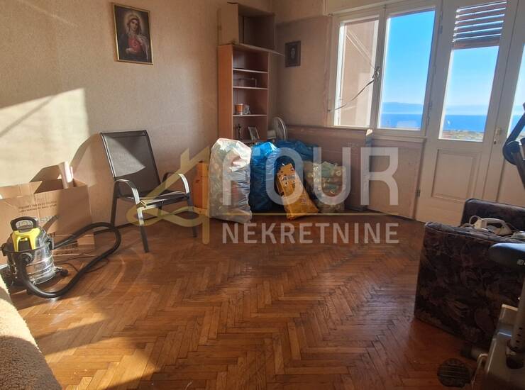 Rijeka, Trsat, etaža - 2s+db, garaža, pogled na more — fotografija 3