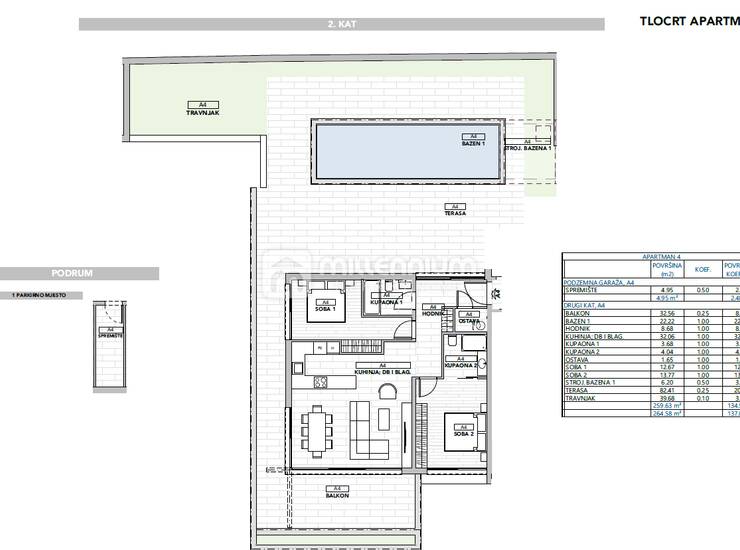 Opatija, luksuzni stan, 2s+db, 137.06m2, pogled na more — fotografija 6