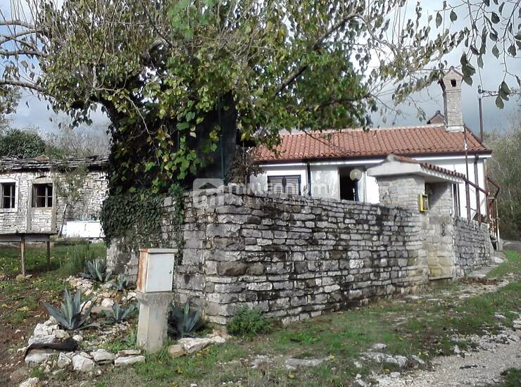 Istra, Oprtalj, kuća u nizu, 50m2, terasa — fotografija 5
