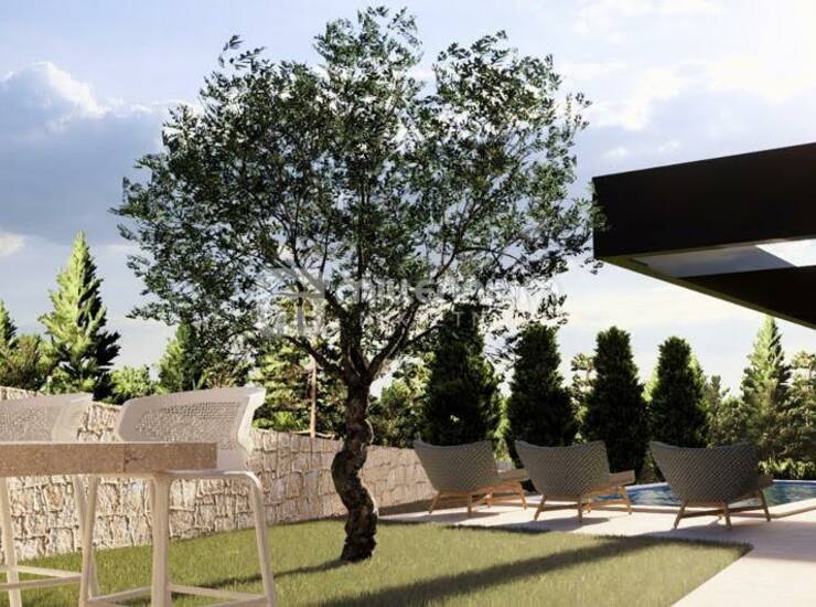 Otok Krk, novogradnja, 125.30m2, 2s+db s dvorištem — fotografija 6