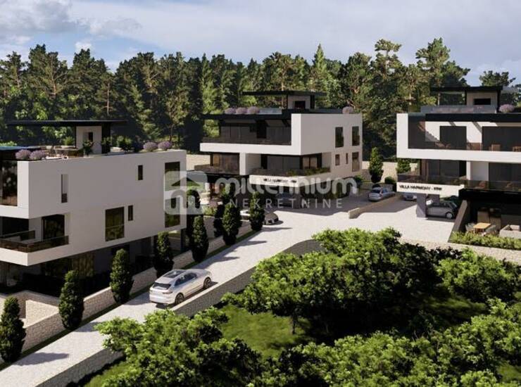 Otok Krk, Krk, novogradnja, 66.96m2 s balkonom i parkingom — fotografija 6