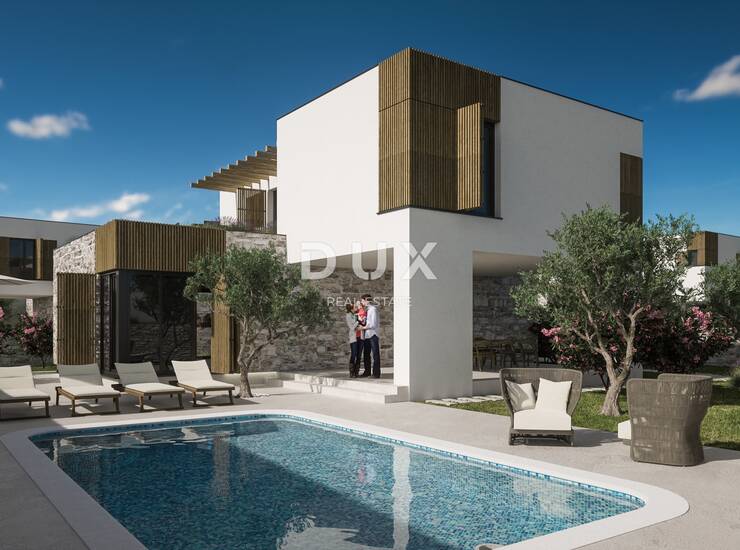 Zaton, moderna vila 141,65 m², bazen, fotonaponska elektrana — fotografija 3