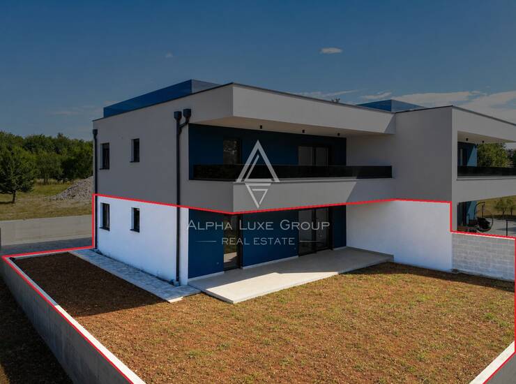 Istra, Novigrad : Apartman s 2 spavaće sobe i vrtom