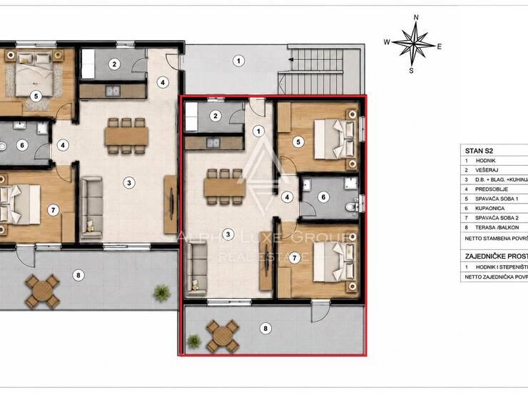 Istra, Novigrad : Apartman s 2 sobe i pogledom na more — fotografija 2