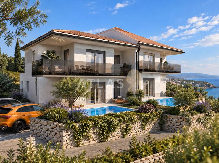 VRBNIK – NOVI APARTMAN S TERASOM I POGLEDOM NA MORE — fotografija 2