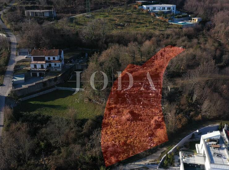 Građevinsko zemljište 1.071 m² s pogledom na Kvarnerski zaljev - Bregi,Opati — fotografija 6