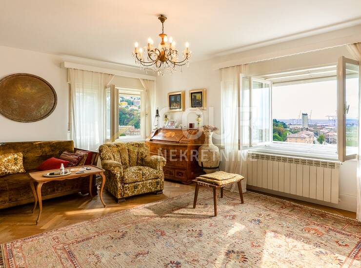 Rijeka, Belveder, 100.34m2, 3s+db, pogled na more
