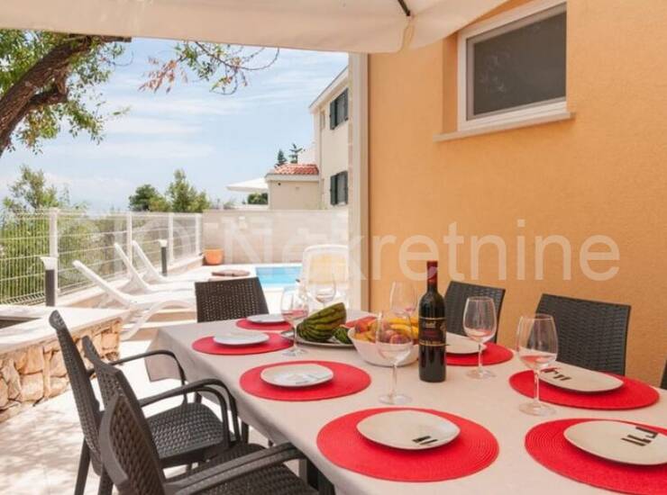 Kamena vila s bazenom i pogledom na more – Škrip, otok Brač, prodaja — fotografija 5