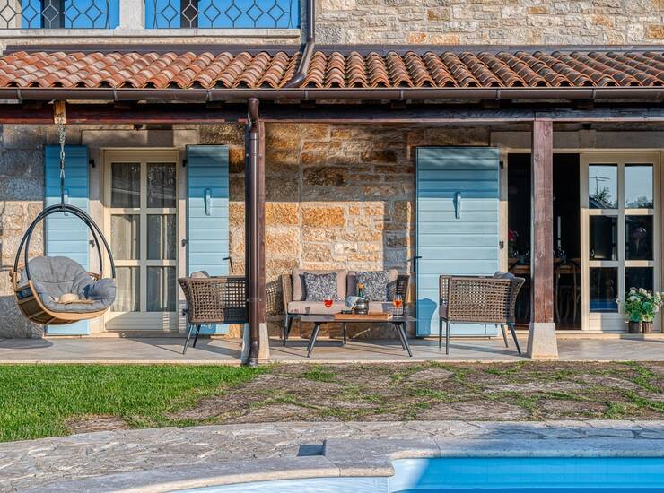 Ekskluziva agencije- Luksuzna kamena vila na prodaju Višnjan okolica... — fotografija 6
