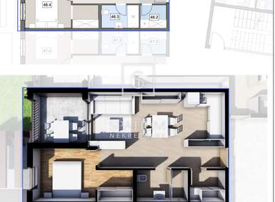 Dvosoban stan, Pazin 51m² - 187.500 € | SveHrNekretnine