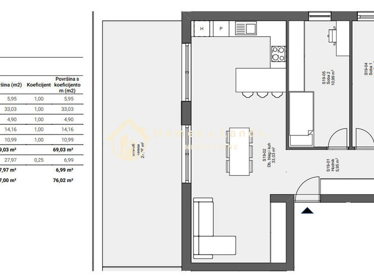 Zagreb,Sesvete-Popovec,3-soban  penthouse 97m2(S19)zadnji kat — fotografija 9