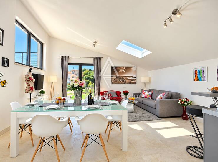 Istra, Vrsar, penthouse s pogledom na more i krovnom terasom