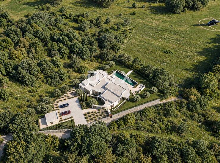 Istra, Žminj, luksuzna vila, 507 m², okućnica 14000 m², osama — fotografija 4