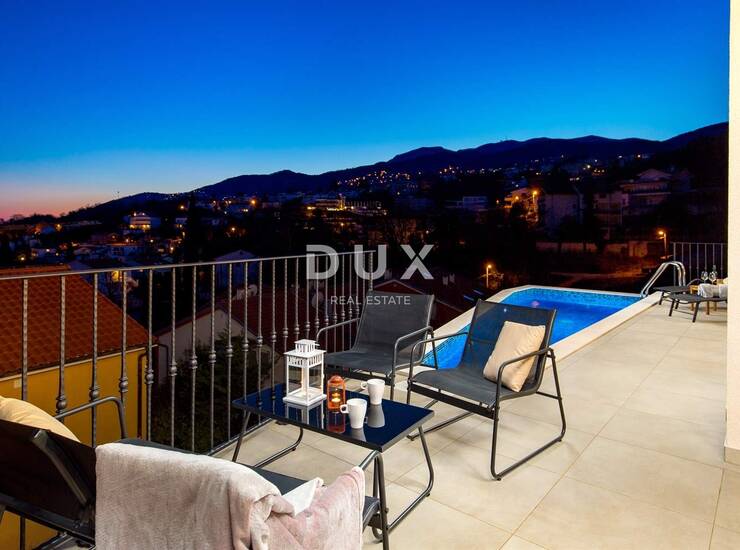Ičići, vila s bazenom, 350m2, dugoročni najam — fotografija 2