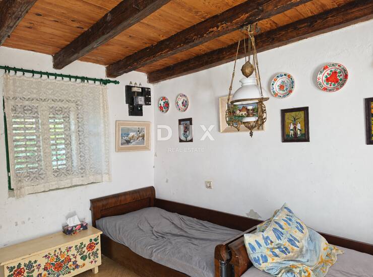 Otok Krk, Kornić, kamena kuća u nizu, 60 m2, okućnica, garaža — fotografija 6