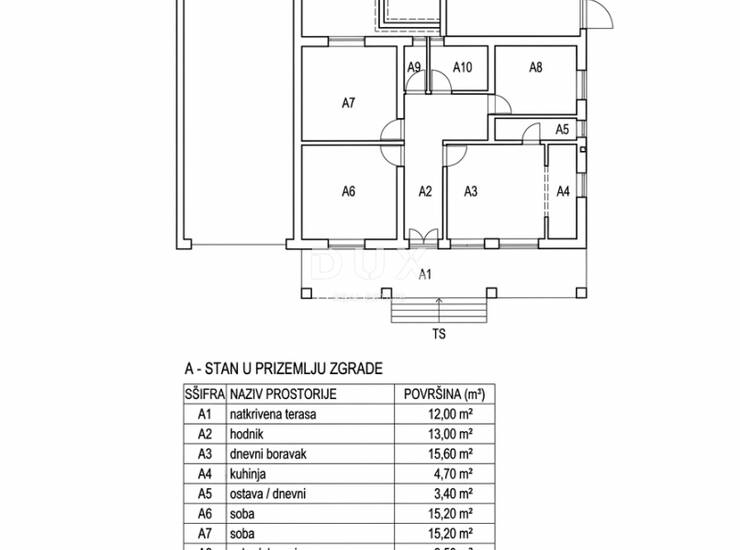 Istra, Rovinj, 4-sobni stan, 94,75 m2, vrt — fotografija 4