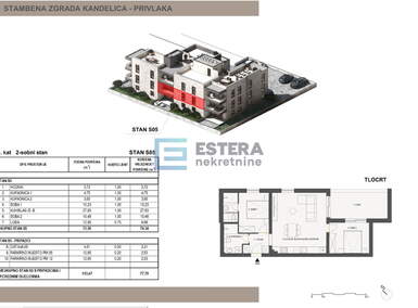 Trosoban stan, Privlaka 77m² - 260.295 € | SveHrNekretnine