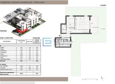 Trosoban stan, Privlaka 90m² - 301.500 € | SveHrNekretnine